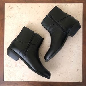 Men’s Black Leather Ankle Boots